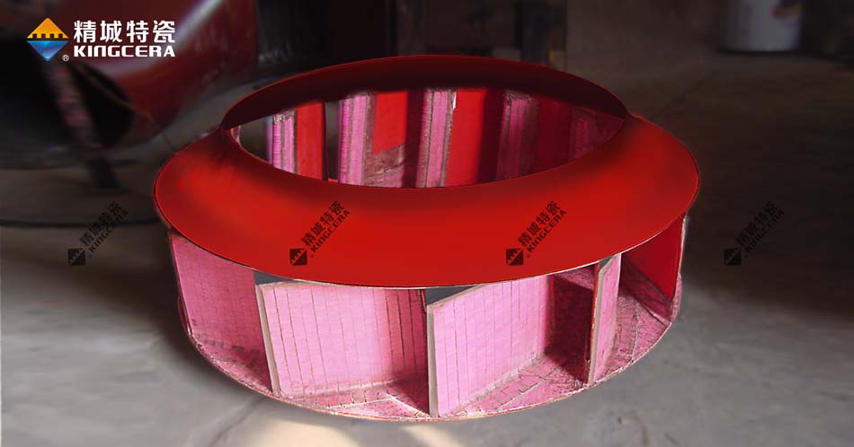 湖南精城耐磨陶瓷風機葉輪|陶瓷風機葉片|陶瓷風機